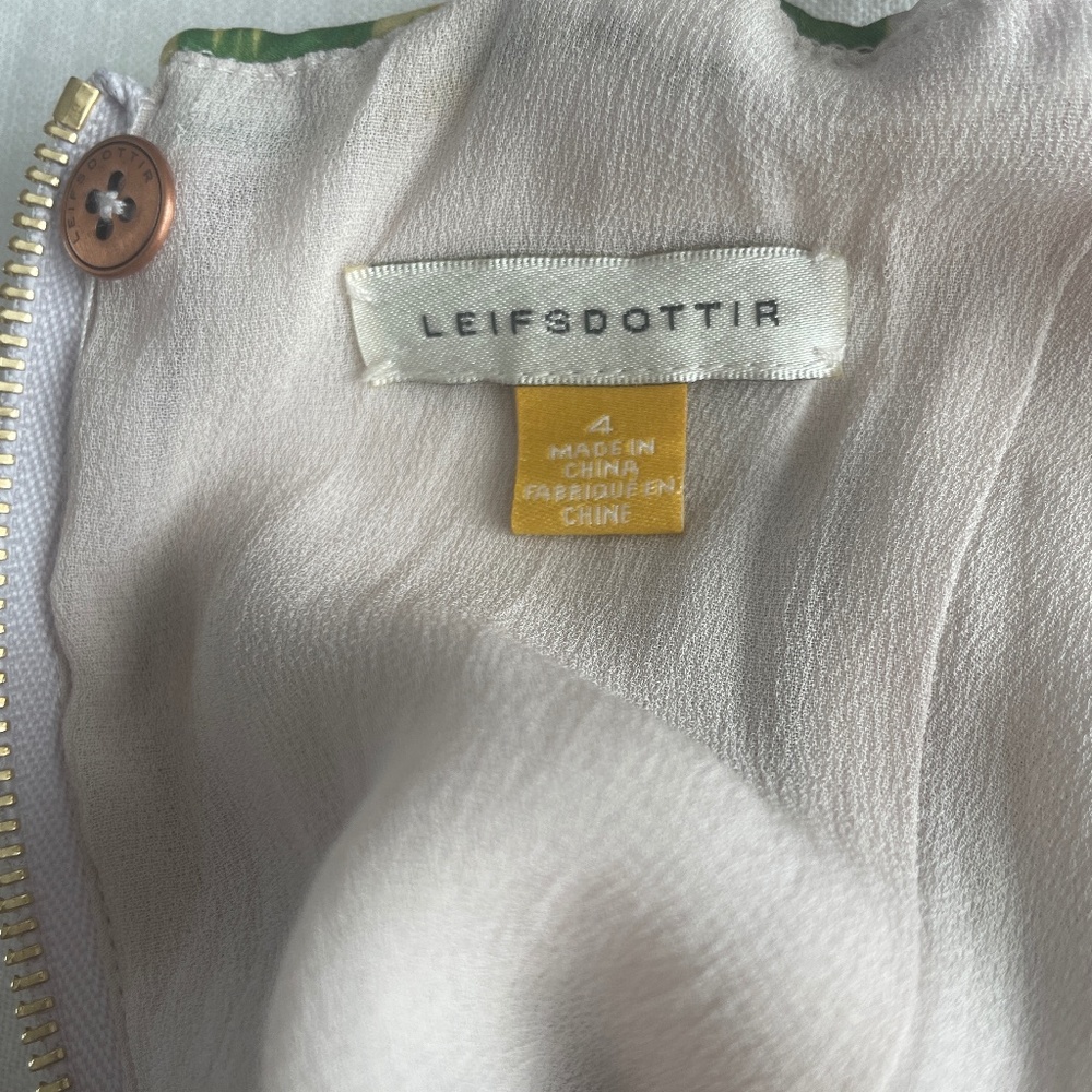 Anthropologie Leifsdottir Summer Twilight Dress, 100% Silk, Size 4 - Picture 9 of 16